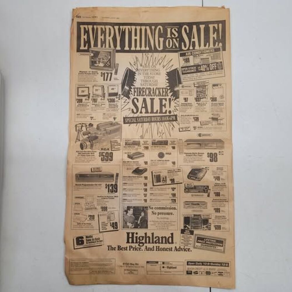 The Saginaw News newspaper from Thursday, July 2, 1992. Ice-T Body Count